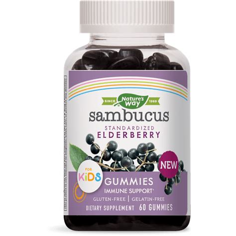 Nature's Way Sambucus Standardized Elderberry Gummies