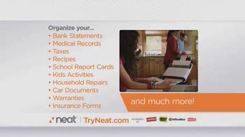 Neat Digital Filing System TV Spot, 'Stay Organized' created for Neat