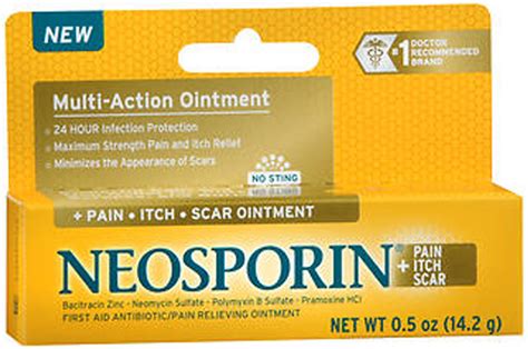 Neosporin + Pain, Itch, Scar