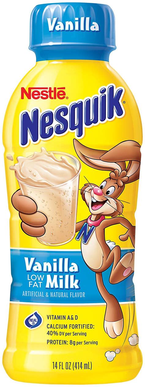 Nesquik Vanilla Lowfat Milk logo