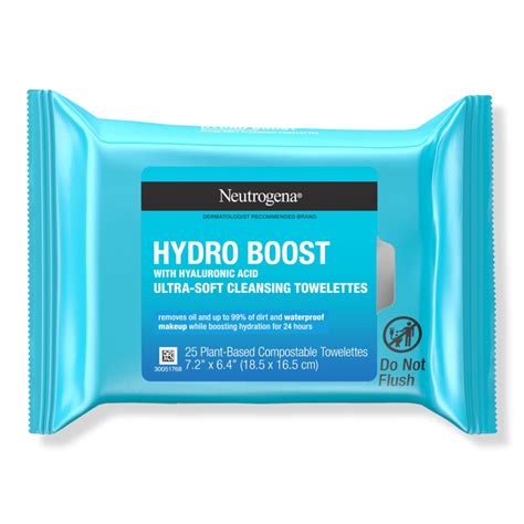 Neutrogena (Skin Care) Hydro Boost Facial Cleansing Wipes logo