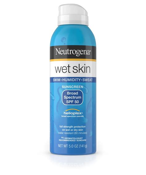 Neutrogena (Skin Care) Wet Skin Sunblock Spray SPF 50 logo