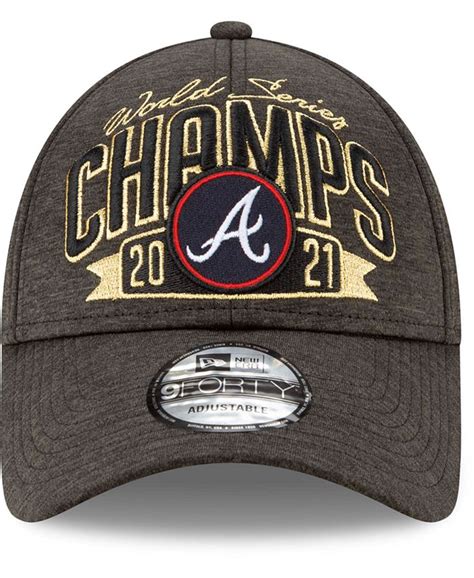 New Era Atlanta Braves New Era 2021 World Series Champions Locker Room Hat