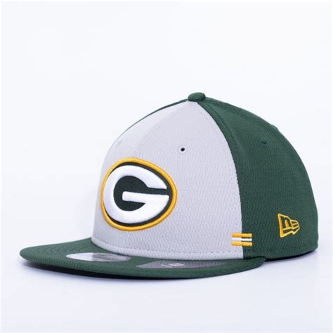 New Era Green Bay Packers NFL Sideline Home 9FIFTY Snapback logo