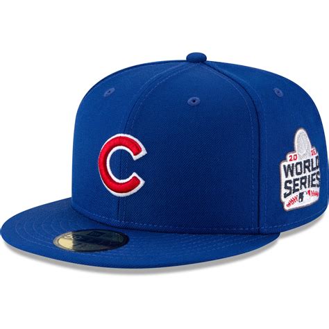 New Era Men's Chicago Cubs Royal 2016 World Series Champions Clubhouse Flex Hat