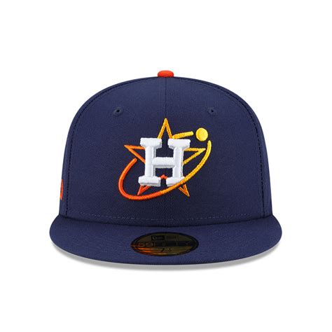 New Era Men's Houston Astros New Era Navy 2021 World Series Bound Home Fitted Hat logo