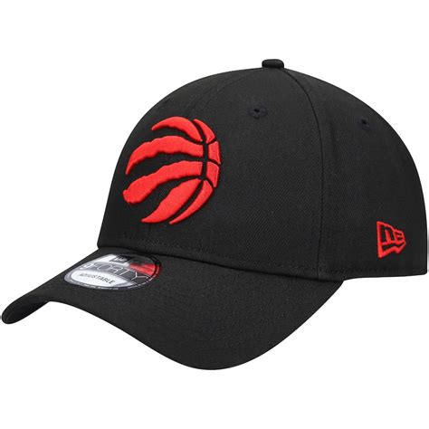 New Era Toronto Raptors Black Logo Official Team Color 59FIFTY Fitted Hat logo
