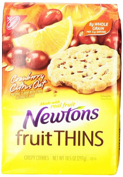 Newtons Cranberry Citrus Fruit Thins logo