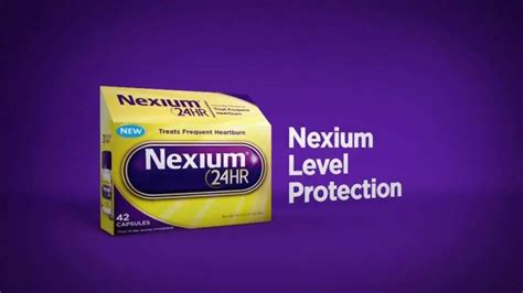 Nexium 24HR TV commercial - Nexium Level Protection