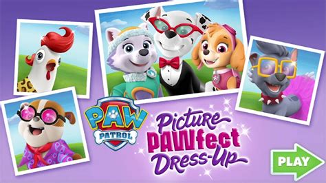 Nick Jr. Picture Pawfect Dress-Up Game logo