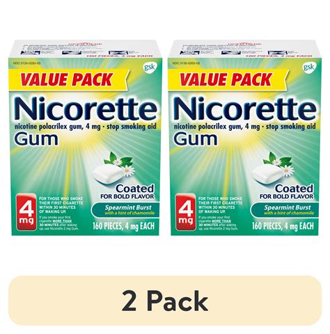 Nicorette Gum: Spearmint Burst