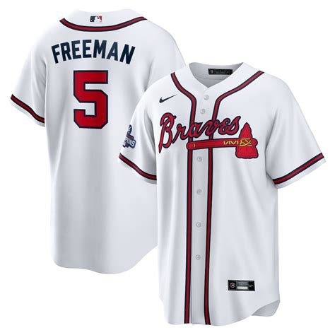 Nike Atlanta Braves Freddie Freeman 2021 World Series Champions T-Shirt logo