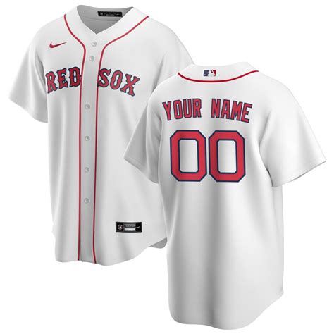 Nike Boston Red Sox Home 2020 Replica Custom Jersey