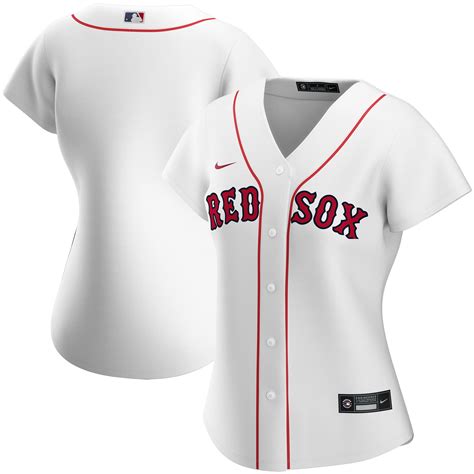 Nike Boston Red Sox Women's Home Replica Custom Jersey logo