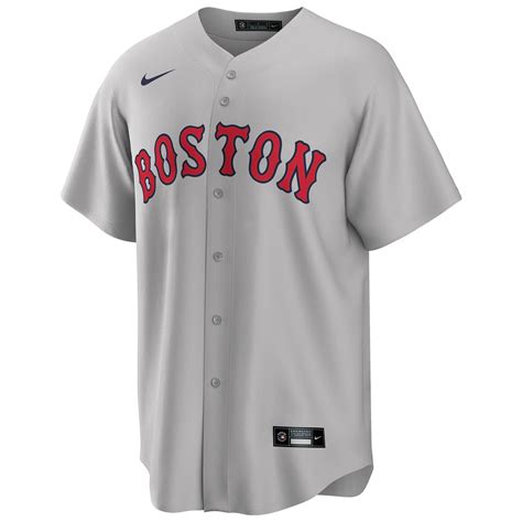 Nike Men's Boston Red Sox Grey 2021 Postseason 'Bring It Home' T-Shirt logo