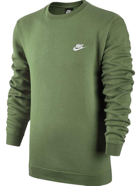 Nike Men's Club Crew Fleece Sweatshirt logo
