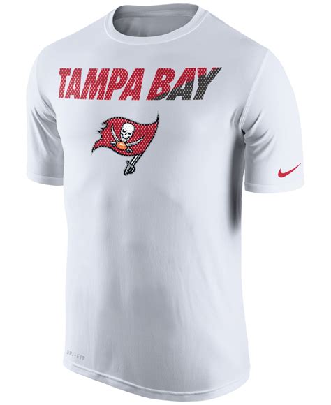 Nike Men's Tampa Bay Buccaneers White Icon Performance T-Shirt logo