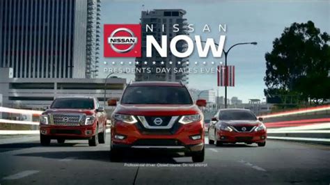 Nissan Now Sales Event TV Spot, 'Presidents' Day'