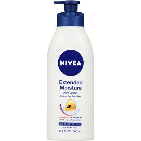 Nivea Extended Moisture Body Lotion commercials