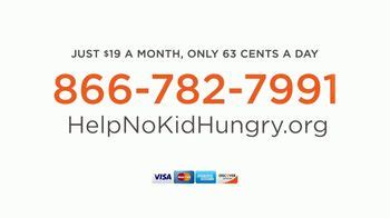 No Kid Hungry TV commercial - Three Is the Magic Number