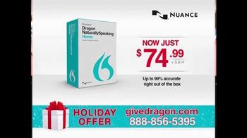 Nuance Dragon NaturallySpeaking 13 Home TV Spot, 'Holiday Bundle' created for Nuance