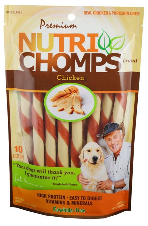 Nutri Chomps Chicken Flavor Mini Twists logo