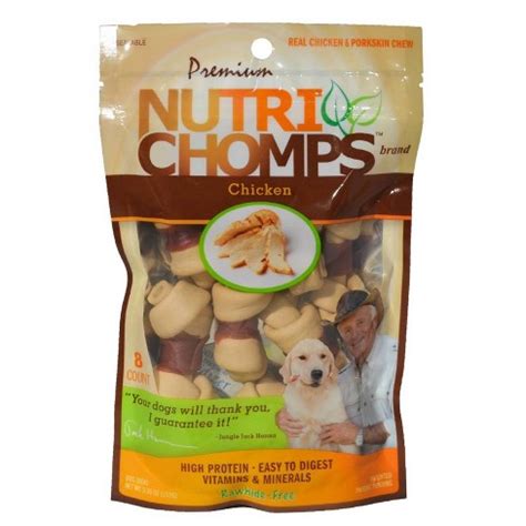 Nutri Chomps Real Chicken & Pork Skin Chews