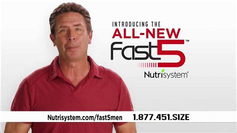 Nutrisystem Fast 5 TV Spot