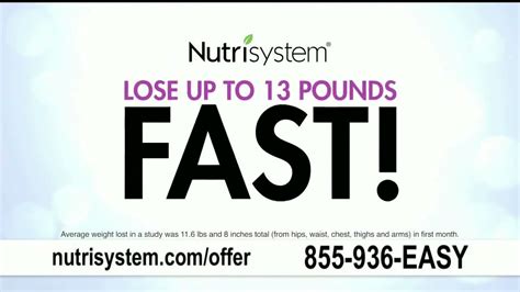 Nutrisystem FreshStart commercials