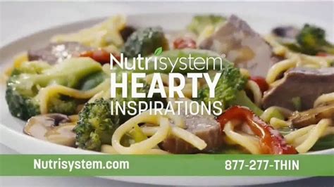 Nutrisystem Hearty Inspirations commercials