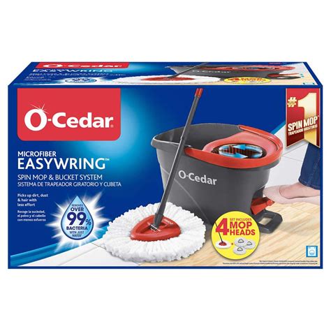 O Cedar EasyWring Spin Mop & Bucket System TV commercial - Effortless