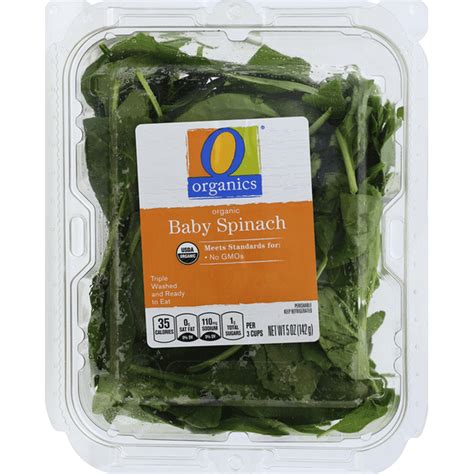 O Organics Organic Baby Spinach logo
