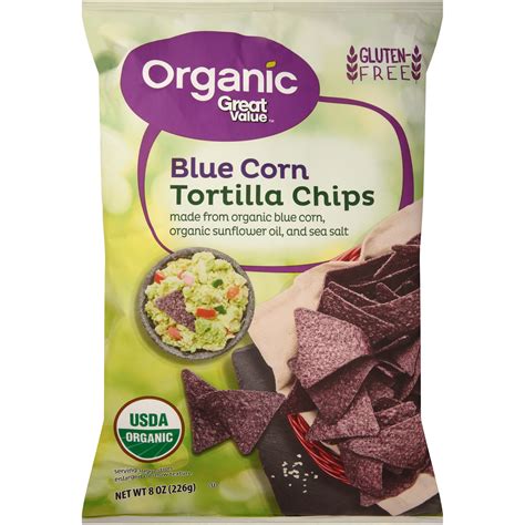 O Organics Organic Blue Corn Tortilla Chips logo