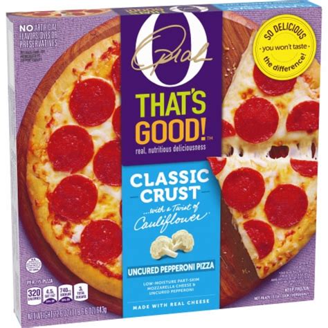 O, That's Good! Classic Crust With a Twist of Cauliflower Uncured Pepperoni Pizza