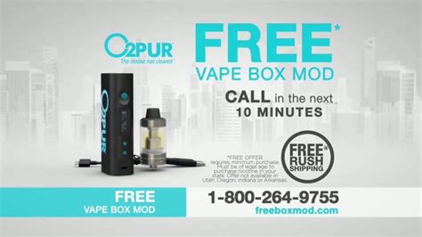 O2PUR TV Spot, 'Vape Box Mod' created for Freeboxmod.com