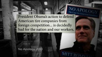 Obama for America TV Commercial Standing Up to Cheaters