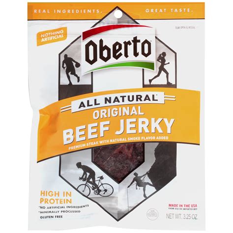 Oberto All Natural Original Beef Jerky logo