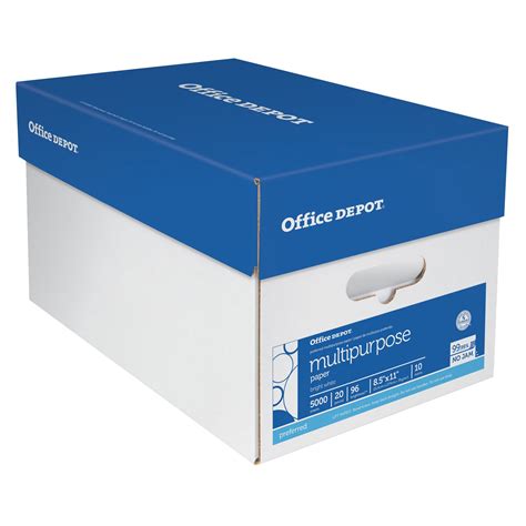 Office Depot & OfficeMax Copy & Print Paper, Case of 10 Reams logo