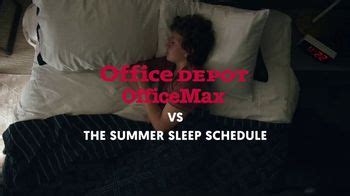 Office Depot OfficeMax $1 Supplies TV Spot, 'The Summer Sleep Schedule' featuring Kamden Beauchamp