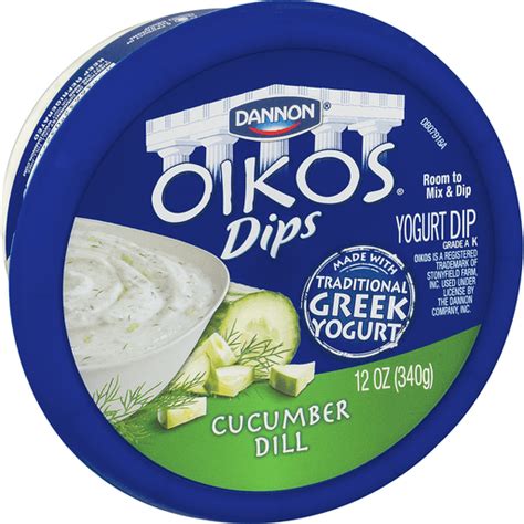 Oikos Dips Cucumber Dill logo