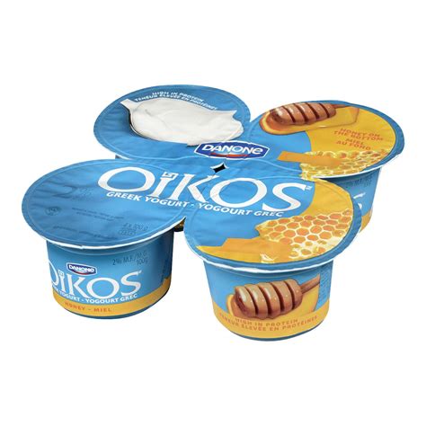 Oikos Organic Honey Greek Yogurt logo