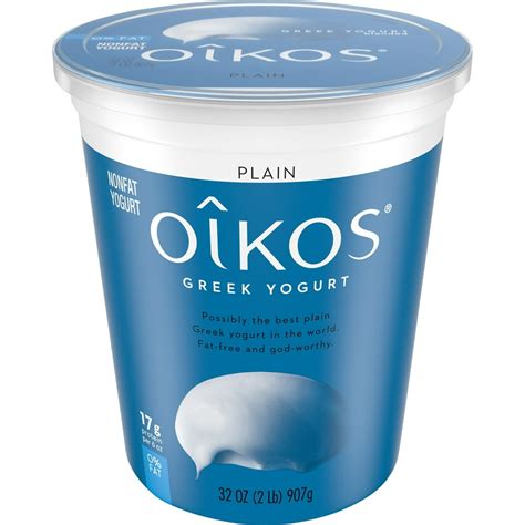 Oikos Plain Nonfat Greek Yogurt