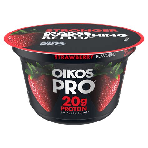 Oikos Pro Strawberry logo