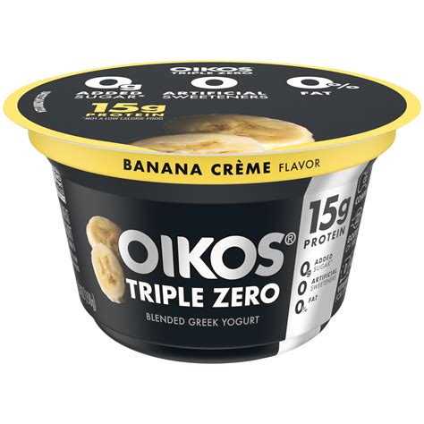 Oikos Triple Zero Banana Creme commercials