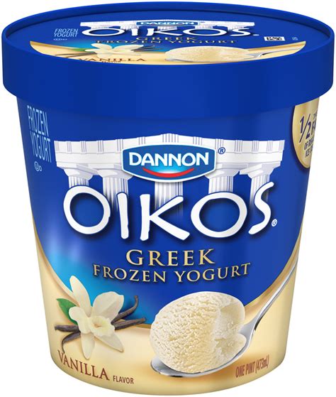 Oikos Vanilla Greek Frozen Yogurt logo