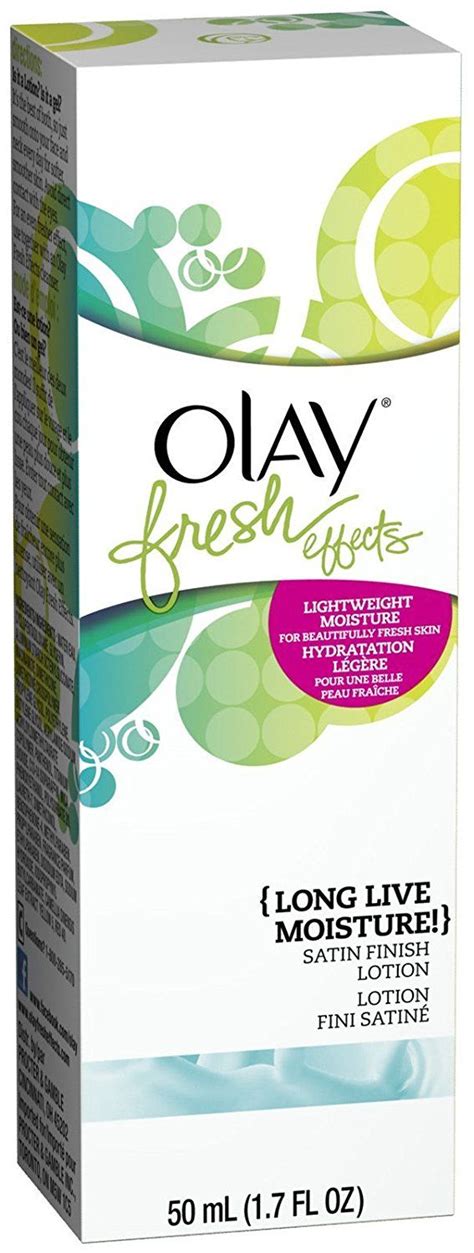 Olay Fresh Effects Long Live Moisture Satin Finish Lotion commercials