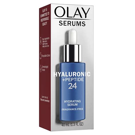 Olay Hyaluronic + Peptide 24 Hydrating Serum logo