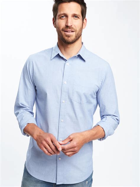 Old Navy Regular-Fit Built-In Flex Everyday Oxford Shirt for Men commercials
