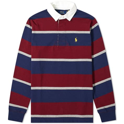 Old Navy Striped Long Sleeve Rugby Polo Shirt for Boys commercials