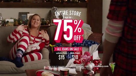 Old Navy TV commercial - After Holidays 75% Off